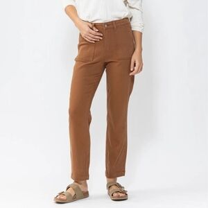 Judy Blue Women's Straight Leg Jeans - Brown